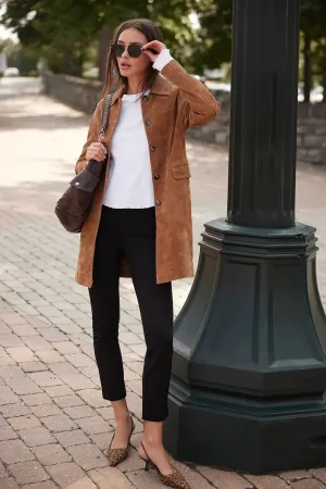 Free People: Molly Slim Pant in Black